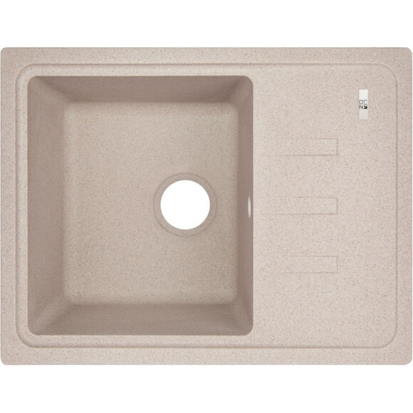 Мойка для кухни Lidz 620x435/200 MAR-07 (LIDZMAR07620435200, 61.5x43 см, песок, с сифоном), Цвет производителя: песочный, фото 