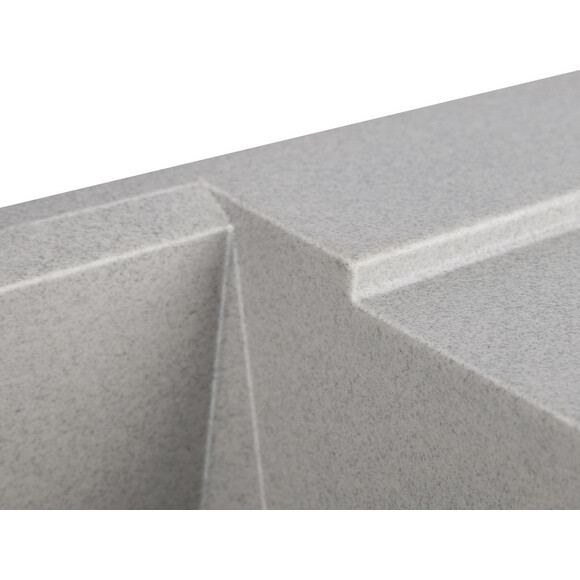 Мойка для кухни Lidz 790x495/230 GRA-09 (LIDZGRA09790495230, 79x50 см, серая, с сифоном), Цвет производителя: серый, фото 5