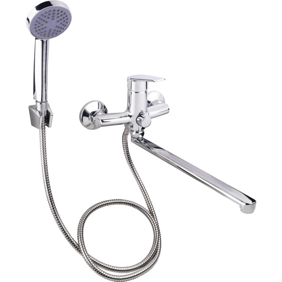 Смеситель для ванны Lidz 19 46 005-1 (LDGLO005CRM35117, с лейкой и шлангом), фото 