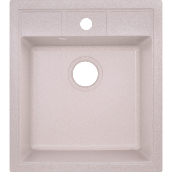 Мойка для кухни Lidz 460х515/200 COL-06 (LIDZCOL06460515200, 45.5x51.3 см, бежевая, с сифоном), Цвет производителя: бежевый, фото 