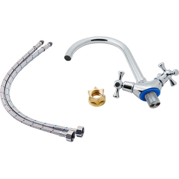 Смеситель для кухни Lidz 75 21 271F-8 (LDLAM278FCRM35071), фото 3