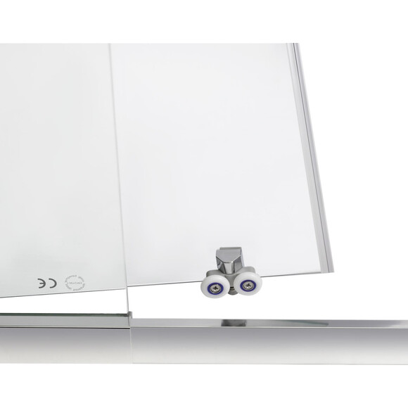 Душевая дверь Qtap Taurus CRM2012-13.C6 (TAUCRM201213C6, 130 см, стекло прозрачное, профиль хром), Доступные размеры: 130, фото 6