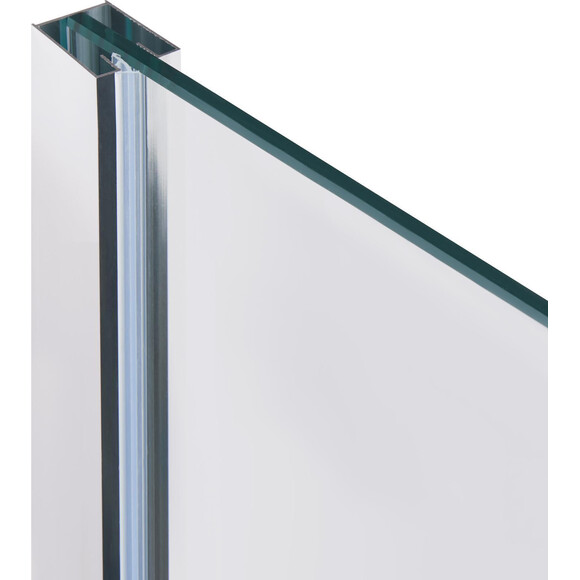 Душевая перегородка Qtap Walk-In Standard CRM201.C8 (STDCRM201C8, 100 см, стекло прозрачное, профиль хром), Доступные размеры: 100, Цвет производителя: хром, фото 2