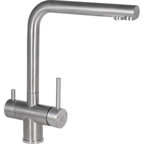 Смеситель для кухни Lidz Aria 24F-SFS (LDARI020F1NKS43359, никель, с подключением питьевой воды), фото 