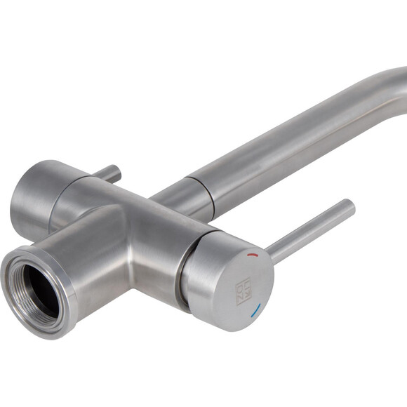 Смеситель для кухни Lidz Aria 24F-SFS (LDARI020F1NKS43359, никель, с подключением питьевой воды), фото 3