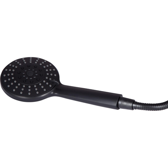 Душевая система Lidz Aria Black 06P-BES (LDARI1031BLA43370, черная матовая, с изливом), фото 5