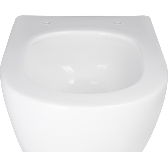 Безободковый подвесной унитаз Qtap Jay Ultra Quiet QT07335177W (с сиденьем), фото 6