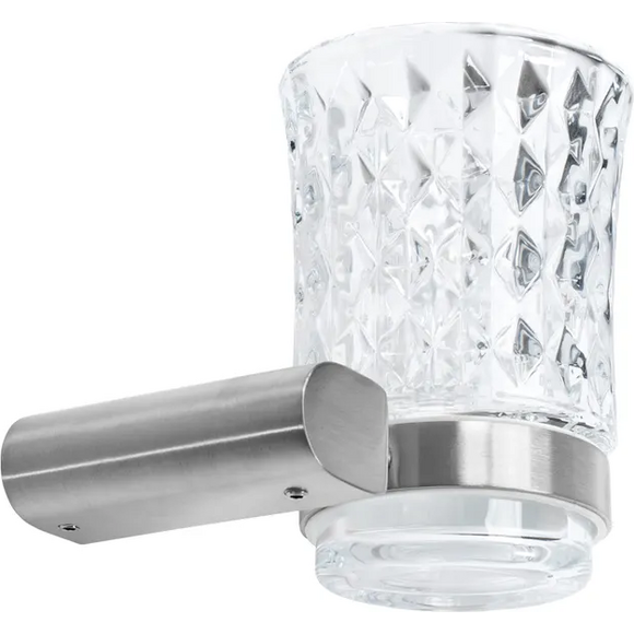 Склянка для зубних щіток Rea Nickel Brushed REA-77036 (322224, брашований нікель, настінна), Колір виробника: брашований нікель, фото , изображение 3