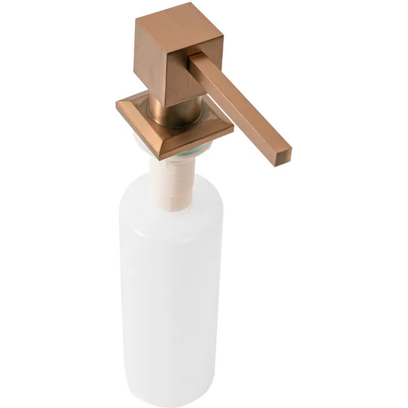 Дозатор для моющего средства Rea Copper BAT-05013 (медный, 330 мл), Цвет производителя: медь, фото 5