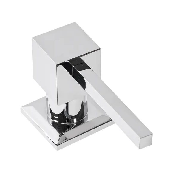 Дозатор для миючого засобу Rea Chrome BAT-05011 (хром, 330 мл), Колір виробника: хром, фото , изображение 3