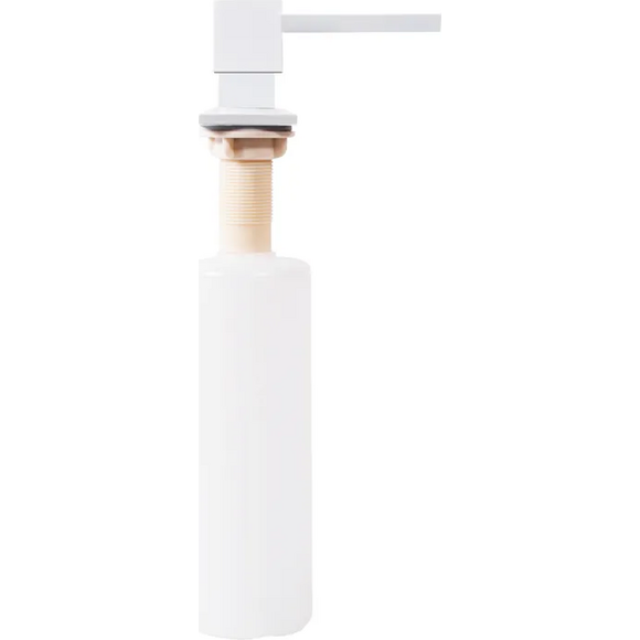 Дозатор для миючого засобу Rea White BAT-05010 (білий, 330 мл), Колір виробника: білий, фото , изображение 2