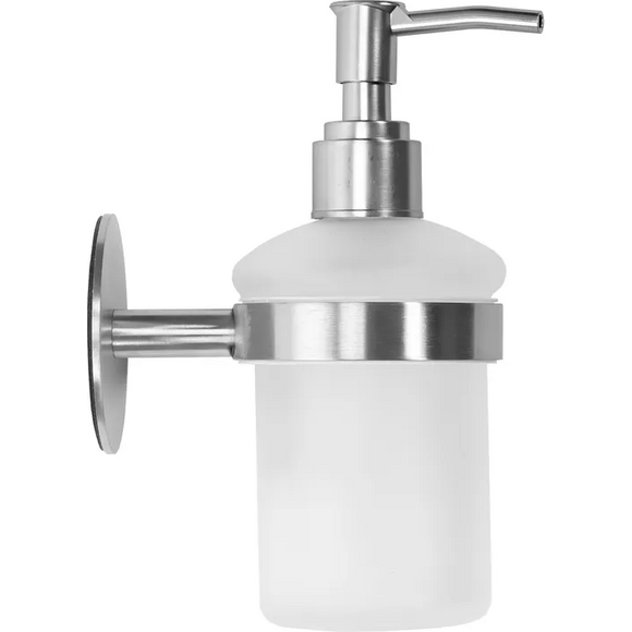 Дозатор для рідкого мила Rea Nickel Brushed REA-77075 (322217, брашований нікель, настінний), Колір виробника: брашований нікель, фото , изображение 2