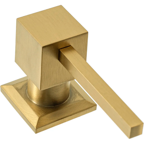 Дозатор для миючого засобу Rea Brushed Gold BAT-05009 (брашований золотий, 330 мл), Колір виробника: золото брашоване (матове), фото , изображение 3