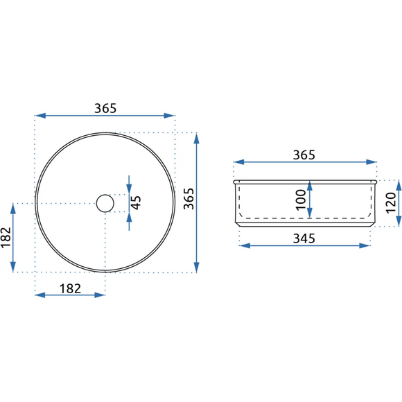 Раковина Rea Charlotte White REA-U6960 (36 см), фото , изображение 7