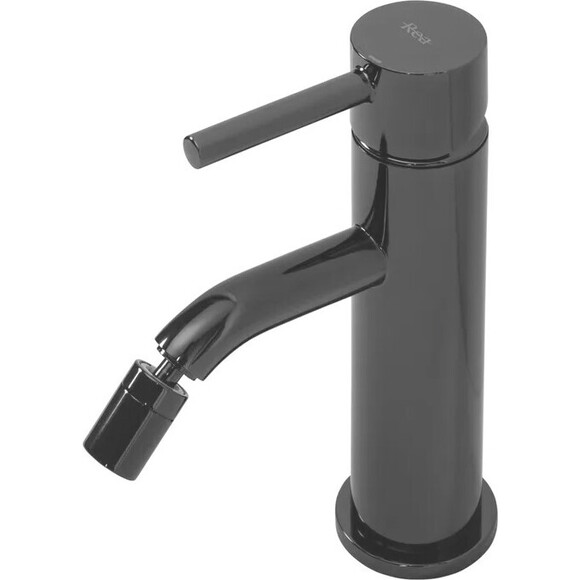 Змішувач для біде Rea Lungo Black Glossy REA-B0665 (чорний глянсовий), Колір виробника: чорний глянець, фото , изображение 3