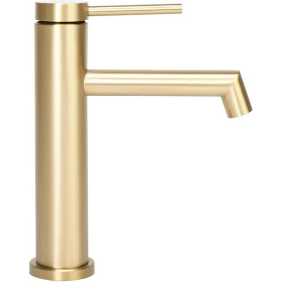 Смеситель для умывальника Rea Foss Brushed Gold REA-B5316 (брашированное золото), Цвет производителя: брашированное золото (матовое), фото 2
