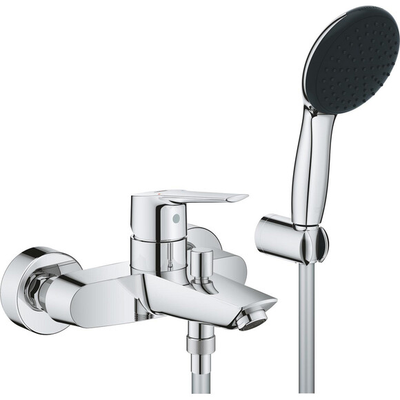 Смеситель для ванны Grohe QuickFix Start 25283002 (с лейкой и шлангом), фото 