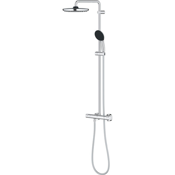 Душова система з термостатом Grohe QuickFix Vitalio Start System 250 26677001, Колір виробника: хром, фото , изображение 7