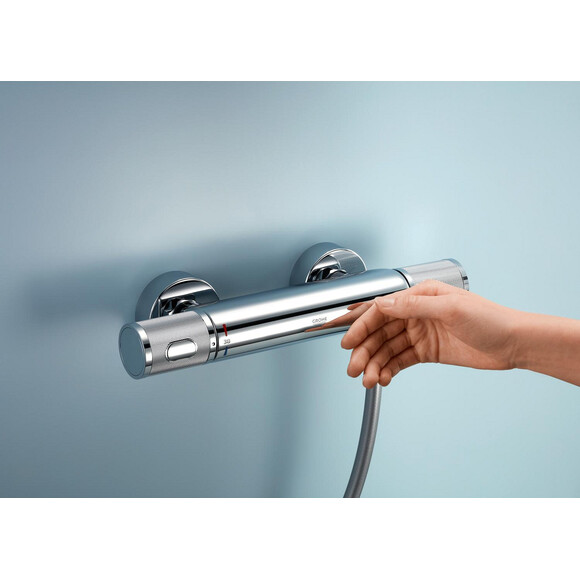 Смеситель для душа с термостатом Grohe QuickFix Precision Feel 34791001 (с душевым гарнитуром), фото 6
