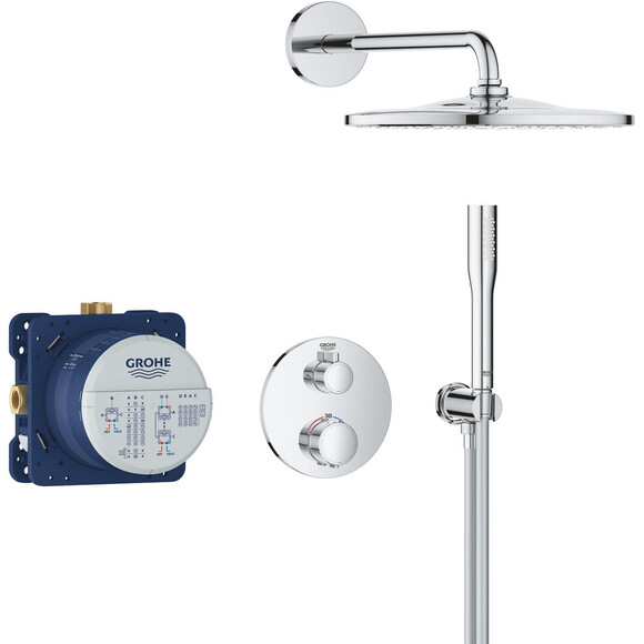 Душевая система с термостатом Grohe QuickFix Precision Thermostat 34880000 (скрытого монтажа), фото 6