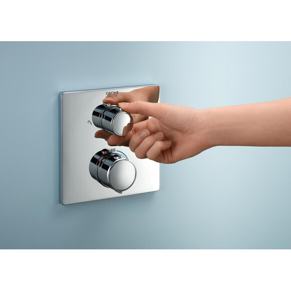 Душевая система с термостатом Grohe QuickFix Precision Thermostat 34882000 (скрытого монтажа), Цвет производителя: хром, фото 4