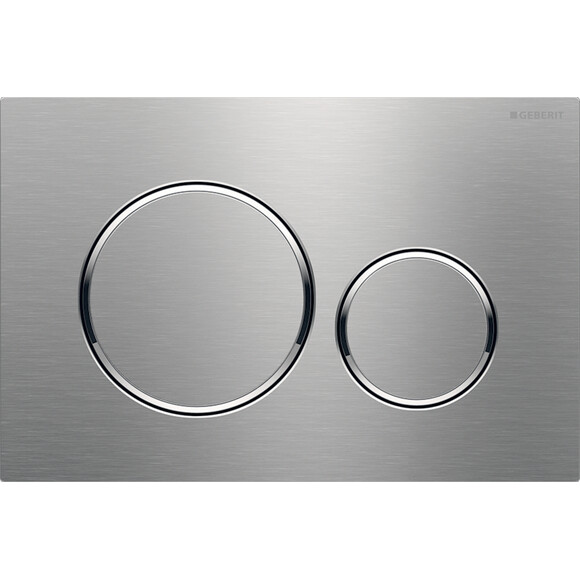 Смывная клавиша Geberit Sigma20 115.882.SN.1 (нержавейка/хром), Цвет производителя: нержавейка, хром, фото 