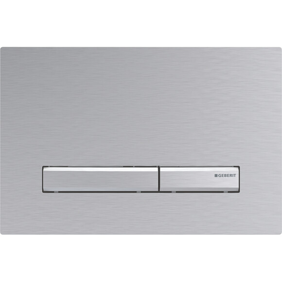 Смывная клавиша Geberit Sigma50 115.788.GH.2 (сатин/хром), Цвет производителя: сатин (матовый хром), хром, фото 