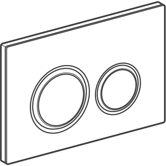 Смывная клавиша Geberit Sigma21 115.884.JX.1 (черный орех/хром), Цвет производителя: черный орех, хром, фото 2
