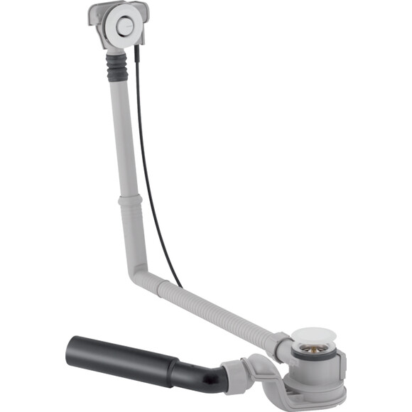 Сифон для ванны Geberit PushControl 150.756.21.6 (с переливом, нажимной, 50 см), фото 