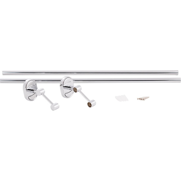 Полотенцедержатель Lidz Oreo 0102 Chrome (LDORE0102CRM22082, двойной), фото 2