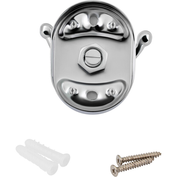 Крючок для ванной Lidz Oreo 0602 (LDORE0602CRM22169, двойной), фото 2