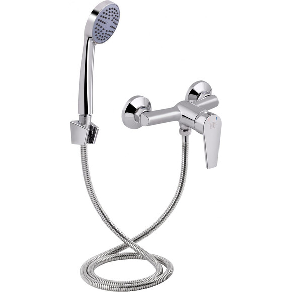 Смеситель для душа Lidz Gloria 010 (LDGLO010CRM35101, с лейкой и шлангом), фото 