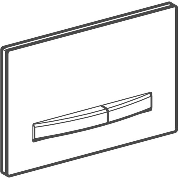 Смывная клавиша Geberit Sigma50 115.671.QD.2 (черный хром матовый/черный хром), Цвет производителя: черный хром матовый, черный хром, фото 2