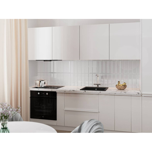 Мийка для кухні Miraggio Bodrum 510 Black Shine 0002245 (50x49, чорна, із сифоном), Доступні розміри: 51 x 50, Колір виробника: чорний, фото , изображение 3