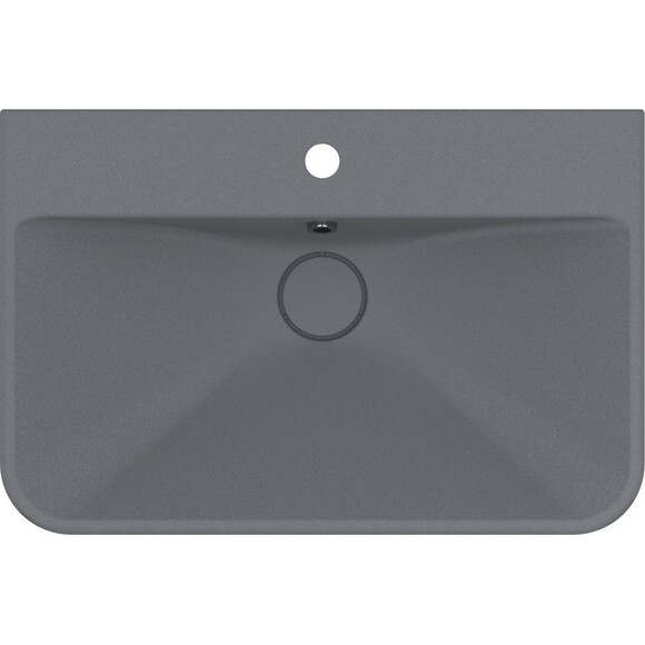 Умывальник Miraggio Chamonix Mirastone Gray 8813457 (65x43 см, серый), Цвет производителя: серый, Технология производства: Mirastone, фото 3