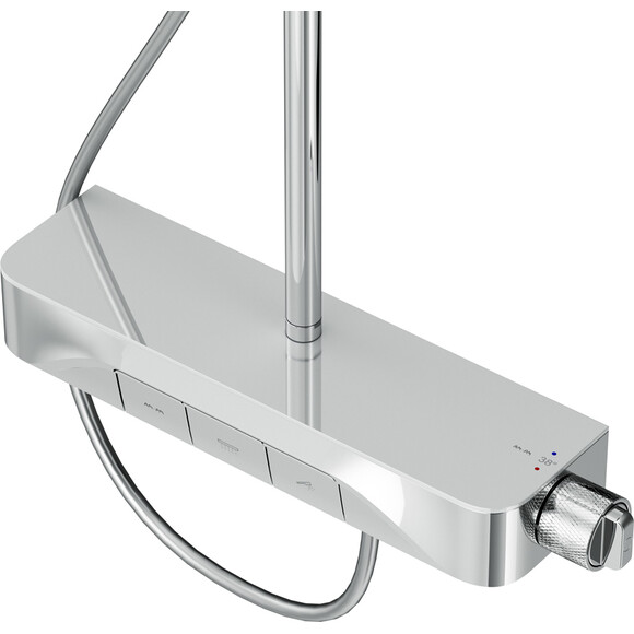 Душевая система с термостатом Am.Pm Func F078F200 (с полкой), Цвет производителя: хром, фото 14