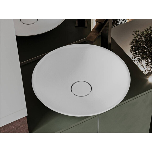 Раковина Miraggio Mars Miramarble 69125595 (42 см, чаша), Технология производства: Miramarble, Цвет производителя: белый глянец, фото 4