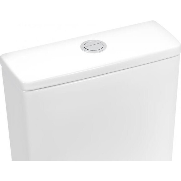 Безобідковий унітаз-компакт Qtap Scorpio Ultra Quiet QT14222125AUQW (воронкоподібний, з сидінням), фото , изображение 8