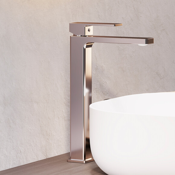 Змішувач для умивальника Damixa Gala 530250000 (високий), Колір виробника: хром, фото , изображение 2