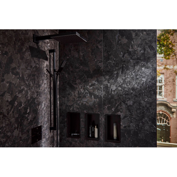 Кронштейн душовий Hansgrohe Pulsify E Black Matt 24337670 (чорний матовий), Колір виробника: чорний матовий, фото , изображение 3