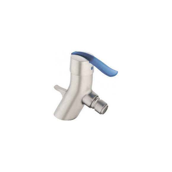 Смеситель для биде Grohe Ectos Chrome/Blue 33247000 МВ (хром/голубой), фото 