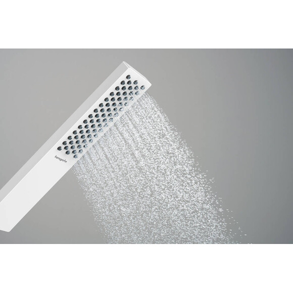 Лейка для душа Hansgrohe Pulsify E White Matt 24320700 (белая матовая, однорежимная), Цвет производителя: белый матовый, фото 5