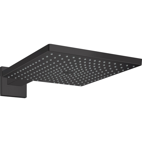 Верхний душ Hansgrohe Raindance E 300 1jet Black Matt 26238670 (черный матовый, 1 режим струи, с кронштейном), Цвет производителя: черный матовый, фото 
