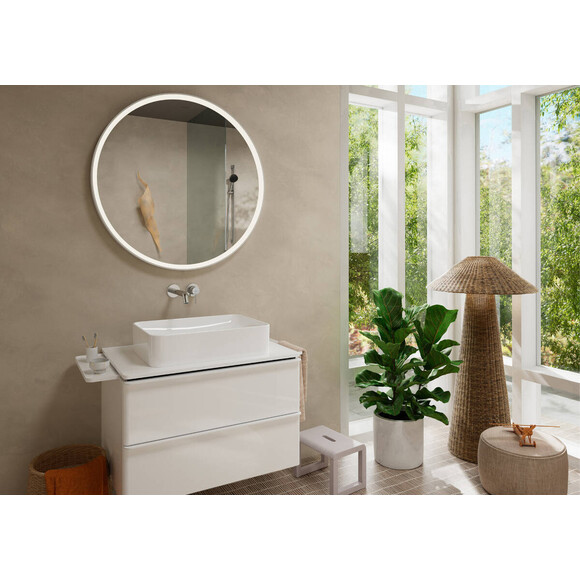 Зовнішня частина змішувача прихованого монтажу для умивальника Hansgrohe Tecturis S Chrome 73351000, Колір виробника: хром, фото , изображение 3