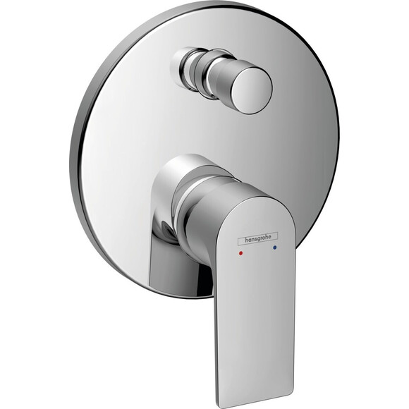 Зовнішня частина змішувача прихованого монтажу для ванни Hansgrohe Rebris E Chrome 72468000, Колір виробника: хром, фото 