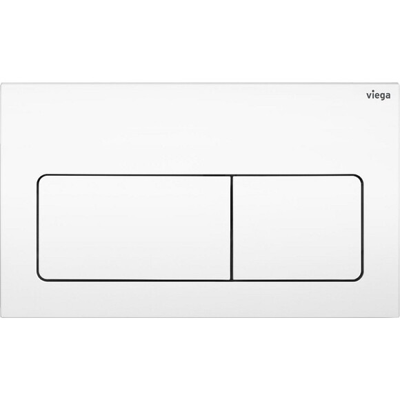 Панель смыва Viega Prevista Visign for Life 5 White 773731 (белый альпийский), Цвет производителя: альпийский белый, фото 