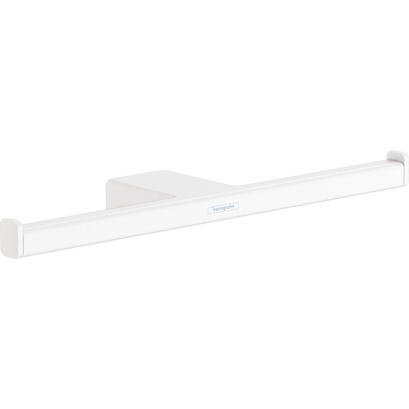 Держатель для туалетной бумаги Hansgrohe AddStoris White Matt 41748700 (белый матовый, двойной), Цвет производителя: белый матовый, фото 