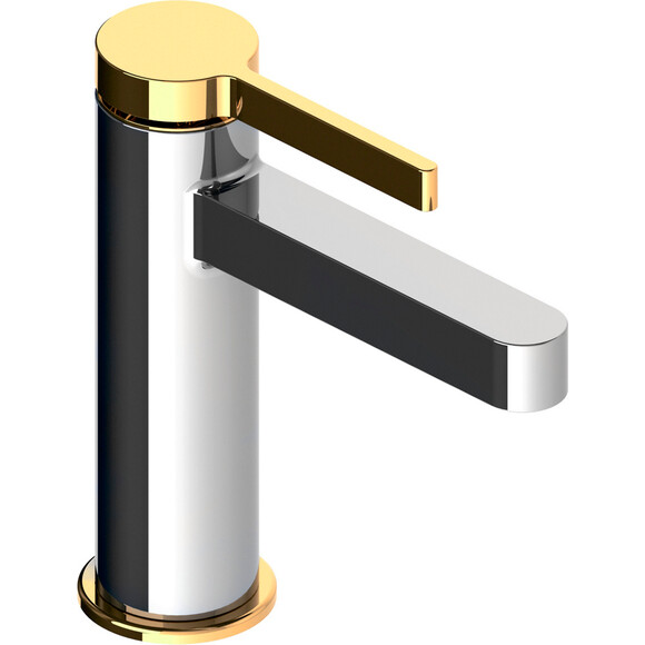 Смеситель для умывальника Volle Mora Chrome/Gold 1537.010122 (хром/золотой), Цвет производителя: хром, золото, фото 