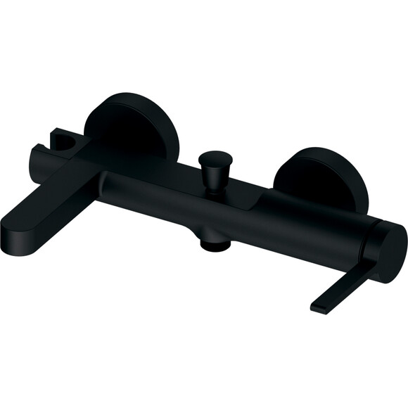 Змішувач для ванни Volle Mora Black Matt 1537.030104 (чорний матовий), Колір виробника: чорний матовий, фото 