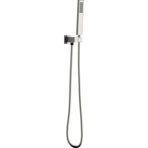 Лейка для душа Volle Cascada B65 Nickel 1586.170102 (никель, однорежимная, с шлангом и держателем), Цвет производителя: никель, фото 